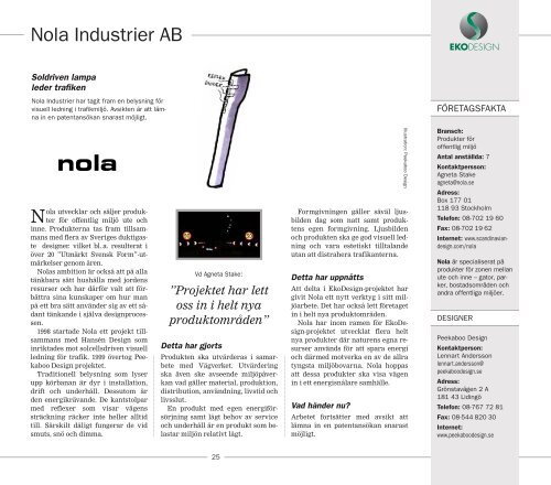 "Ekodesign - ett steg mot en hållbar framtid" som pdf - Svid