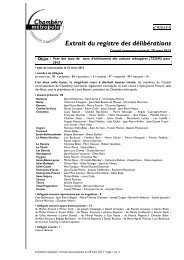 Consulter la délibération n°013-13 C - Chambéry métropole