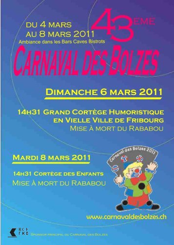 Mardi 8 mars 2011 - Carnaval des Bolzes