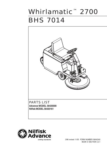 BHS 7014 Whirlamatic™ 2700