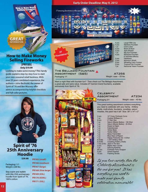 Click here to download our fireworks catalog. - Spirit of 76 ...