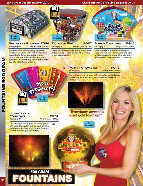Click here to download our fireworks catalog. - Spirit of 76 ...