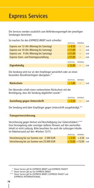 Leistungen und Preise - Le BrikaBrak de Jack