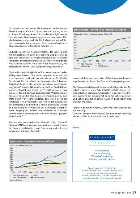 Ausgabe 2 / Dezember 2005 - Fidfinvest Treuhand, Zug