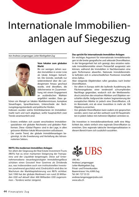 Ausgabe 2 / Dezember 2005 - Fidfinvest Treuhand, Zug