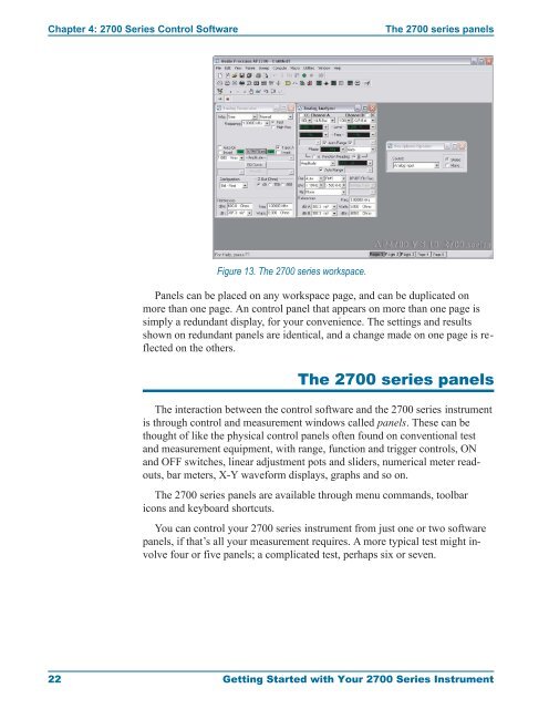 Getting Started with Your 2700 Series Instrument