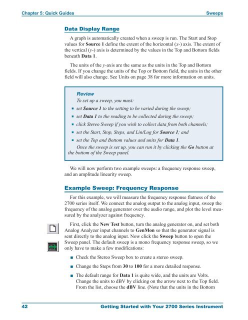 Getting Started with Your 2700 Series Instrument