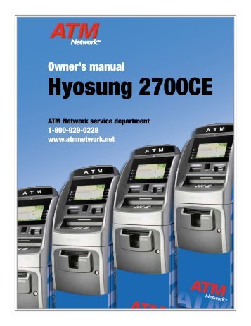 Hyosung 2700CE - ATM processing