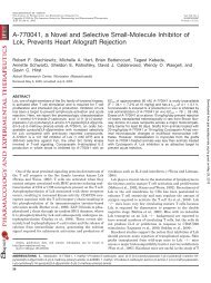 A-770041, a Novel and Selective Small-Molecule Inhibitor of Lck ...