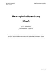 Hamburgische Bauordnung (HBauO) - TPG