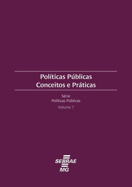 Políticas Públicas Conceitos e Práticas - Ministério Público do ...