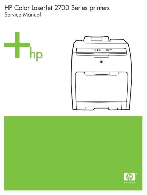 HP Color LaserJet 2700 Series printers Service Manual