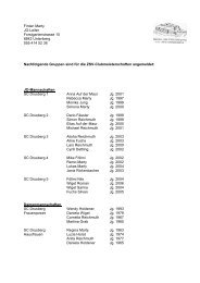 Anmeldung 2013 HP - Skiclub Drusberg Unteriberg
