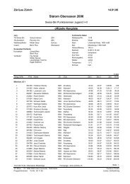 SSV Rangliste 2 L.ufe - Swiss Ski KWO