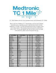 Guaranteed Medtronic TC 10 Mile Winners