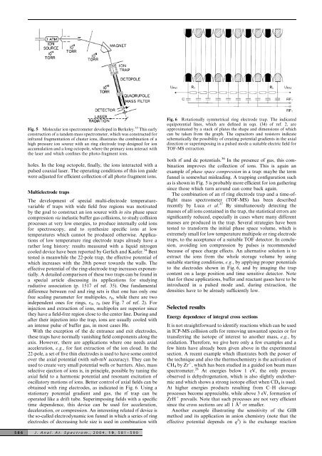 Applications of rf fields and collision dynamics in atomic mass ...