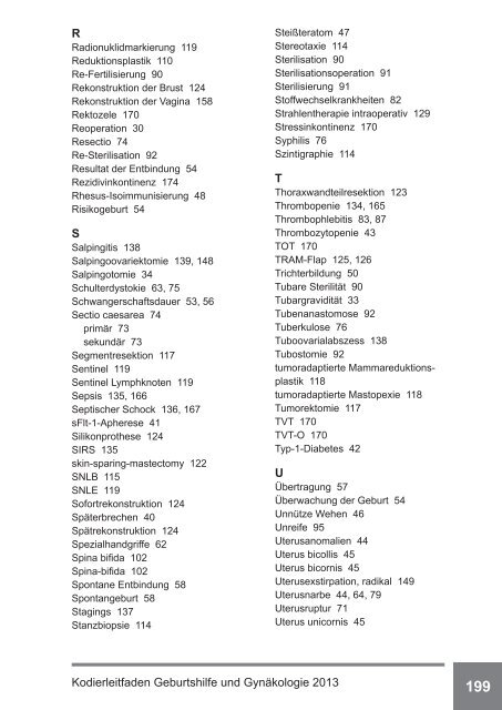 Kodierleitfaden Gynäkologie und Geburtshilfe - Kodieren mit ...