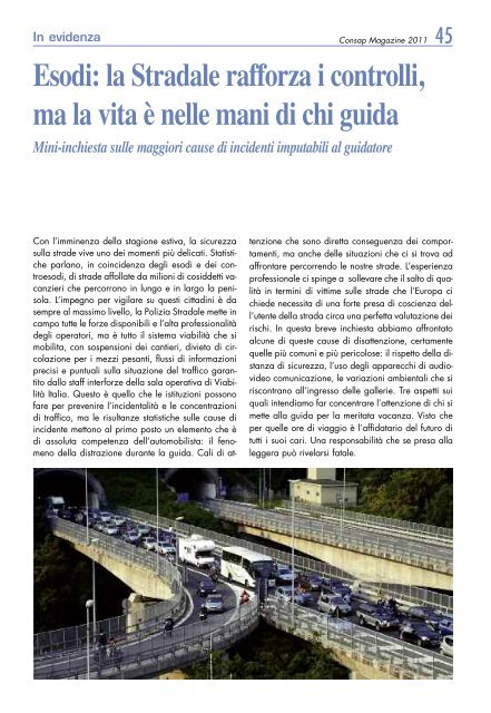 consulta nazionale polizia stradale - Consap Palazzo Chigi