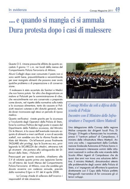 consulta nazionale polizia stradale - Consap Palazzo Chigi