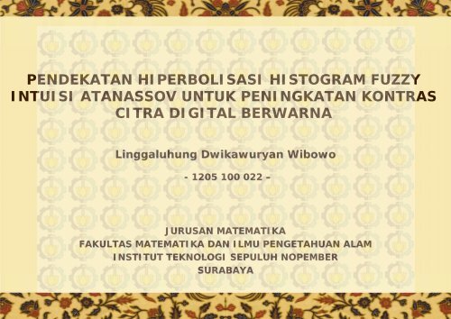 PENINGKATAN KONTRAS CITRA DIGITAL BERWARNA dengan ...