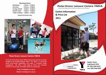Peter Krenz Leisure Centre YMCA - Bendigo Regional YMCA