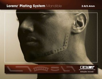Lorenz® Plating System Mandible - Biomet Microfixation