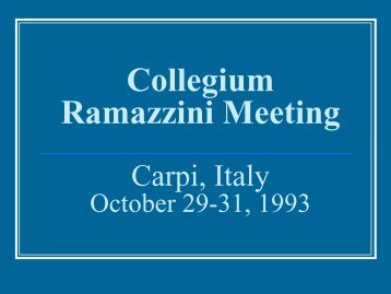 download - Collegium Ramazzini