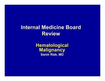 Internal Medicine Board Review - DiscWrite CD Promotions