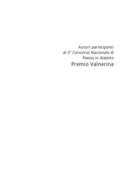 Premio Valnerina - i 2 Colli