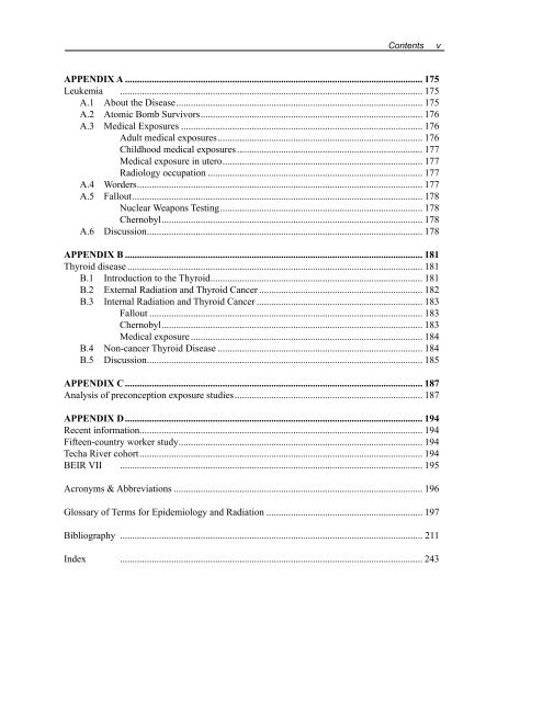 Health Risks of Ionizing Radiation: - Clark University