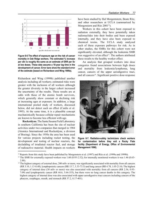 Health Risks of Ionizing Radiation: - Clark University