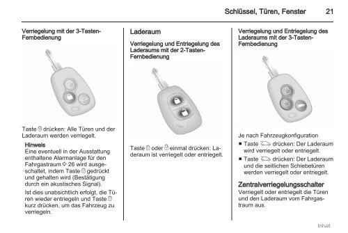 Handbuch - Opel