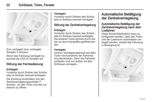 Handbuch - Opel