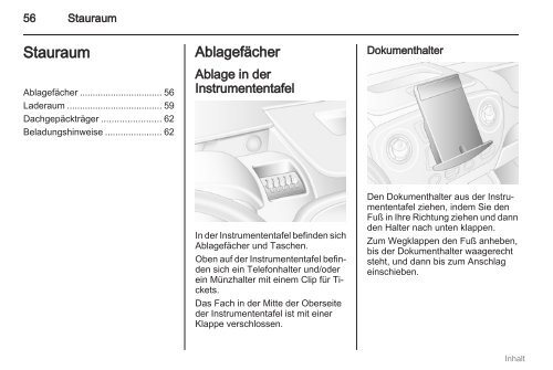 Handbuch - Opel