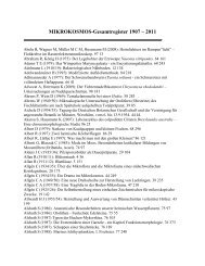 MIKROKOSMOS-Gesamtregister 1907 – 2011 - Leitz Ortholux