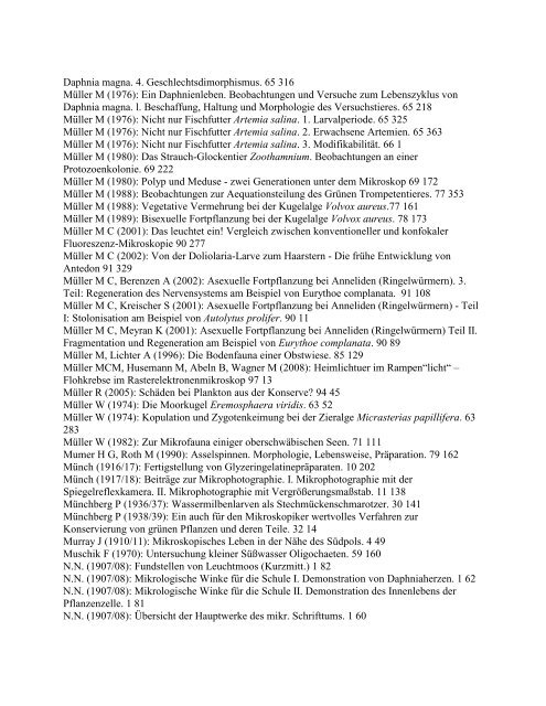 MIKROKOSMOS-Gesamtregister 1907 – 2011 - Leitz Ortholux