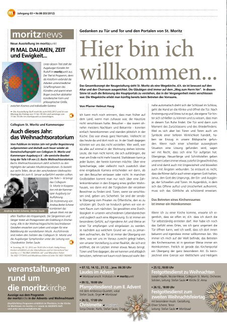 Bauzeitung Ausgabe 8 - Moritzkirche