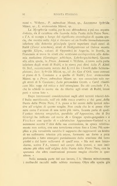 Rivista italiana di paleontologia e stratigrafia