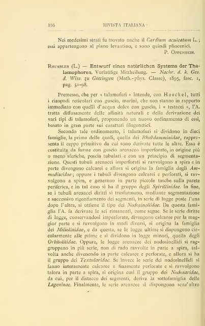 Rivista italiana di paleontologia e stratigrafia