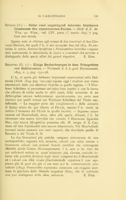 Rivista italiana di paleontologia e stratigrafia