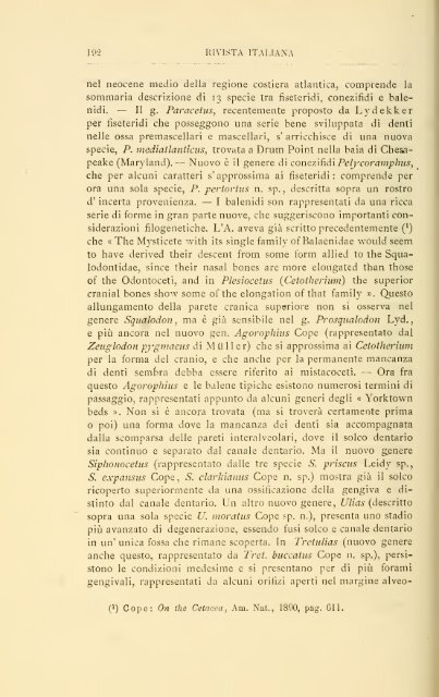 Rivista italiana di paleontologia e stratigrafia