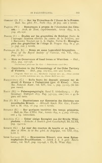 Rivista italiana di paleontologia e stratigrafia