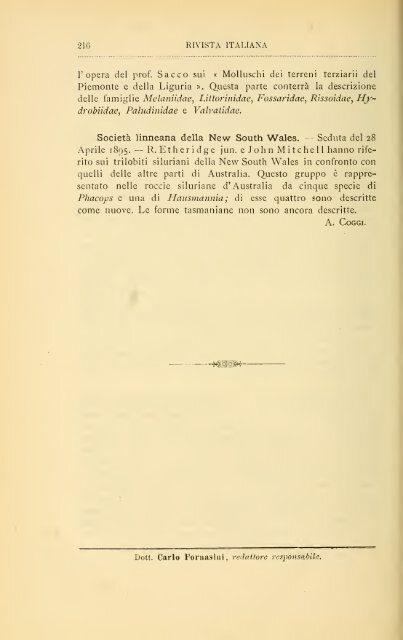 Rivista italiana di paleontologia e stratigrafia