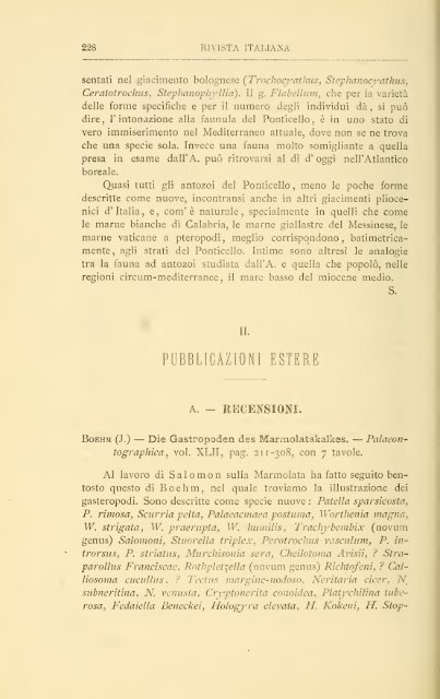 Rivista italiana di paleontologia e stratigrafia