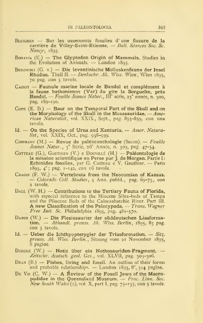 Rivista italiana di paleontologia e stratigrafia