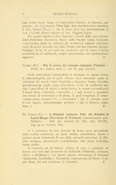 Rivista italiana di paleontologia e stratigrafia