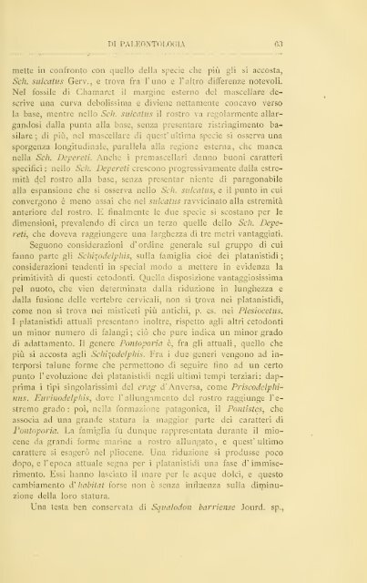 Rivista italiana di paleontologia e stratigrafia