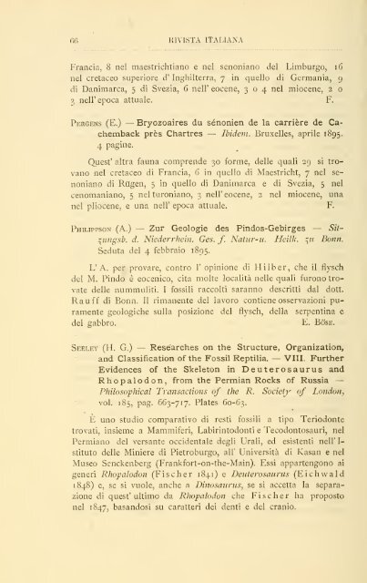 Rivista italiana di paleontologia e stratigrafia