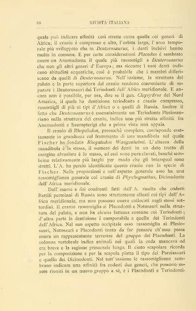 Rivista italiana di paleontologia e stratigrafia