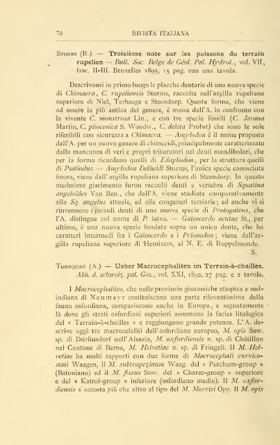 Rivista italiana di paleontologia e stratigrafia